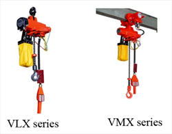 Palăng khí dòng SAN-EI SEIKI VLX, dòng VMX, dòng VHX & dòng Palăng GLX